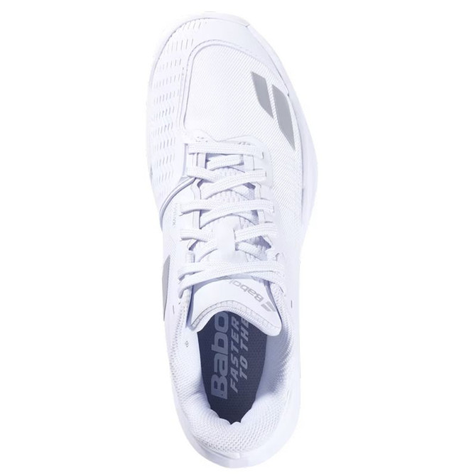 Babolat Jet Mach 4 All Court Womens Tennis Shoe - White/Silver