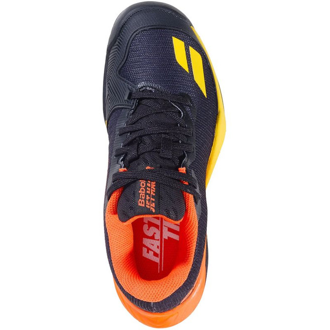 Babolat Jet Mach 3 All Court Junior Tennis Shoe - Black/Sunset