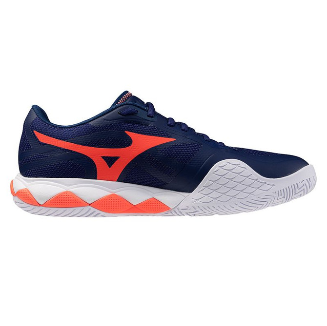 Mizuno Wave Enforce Tour 2 Mens Tennis Shoe - Beacon Blue/White