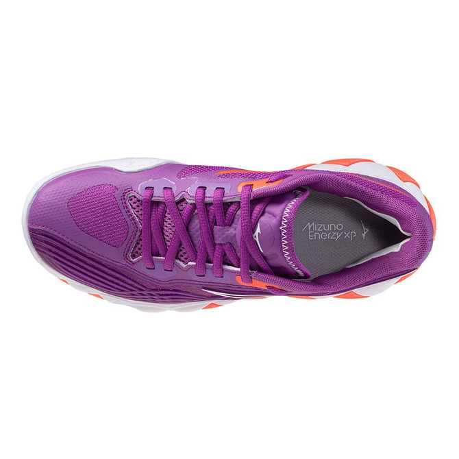 Mizuno Wave Enforce Tour 2 Womens Tennis Shoe - Dahlia/White