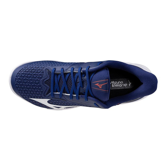 Mizuno Wave Exceed Tour 7 Mens Tennis Shoe - Beacon Blue/White