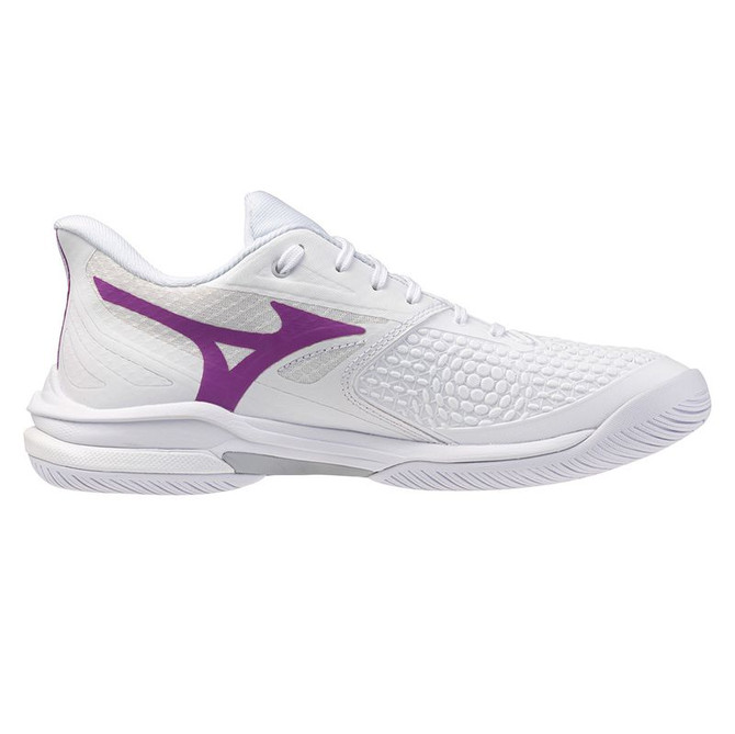 Mizuno Wave Exceed Tour 7 Womens Tennis Shoe - White/Dahlia