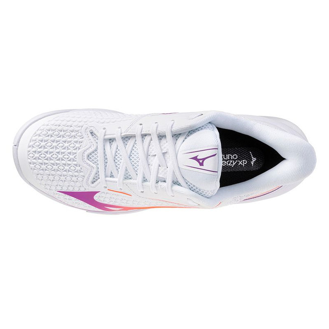 Mizuno Wave Exceed Tour 7 Womens Tennis Shoe - White/Dahlia