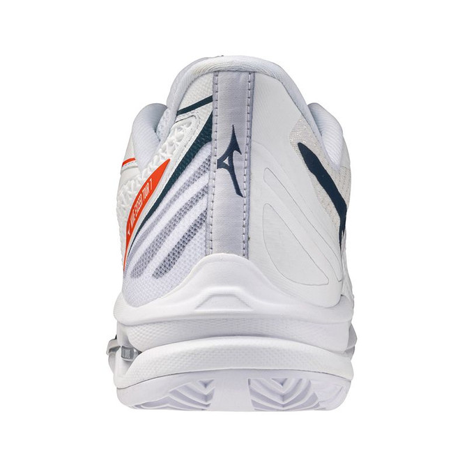Mizuno Wave Exceed Tour 7 Clay Mens Tennis Shoe - White/Insignia Blue