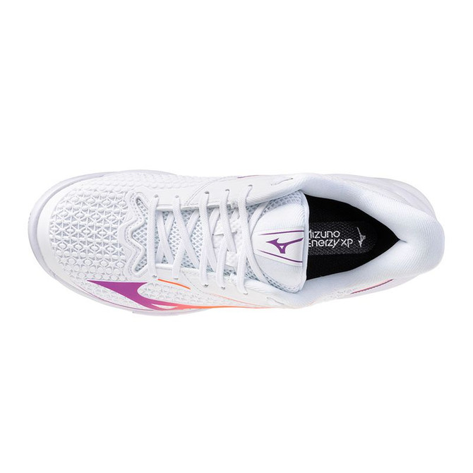 Mizuno Wave Exceed Tour 7 Clay Womens Tennis Shoe - White/Dahlia