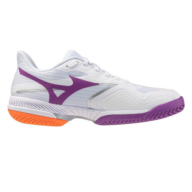 Mizuno Wave Exceed Court Womens Tennis Shoe - White/Dahlia