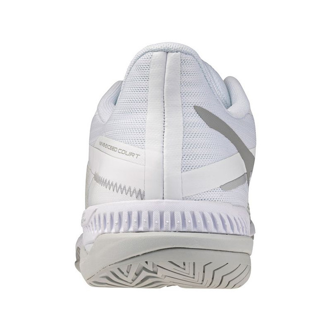 Mizuno Wave Exceed Court Womens Tennis Shoe - White/Harbor Mist