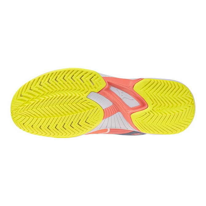 Mizuno Wave Exceed Court Womens Tennis Shoe - Flamingo Coral/Wild Wind