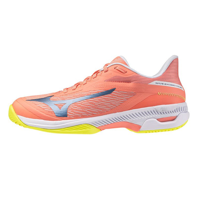 Mizuno Wave Exceed Court Womens Tennis Shoe - Flamingo Coral/Wild Wind