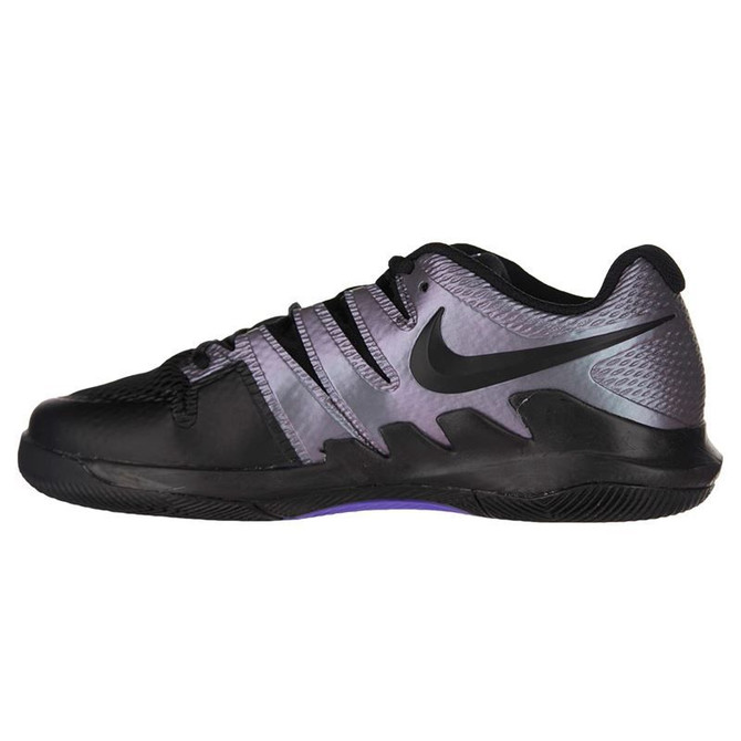 Nike Junior Vapor X Tennis Shoe - Black/Psychic Purple