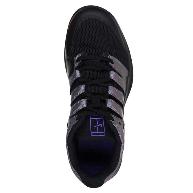 Nike Junior Vapor X Tennis Shoe - Black/Psychic Purple