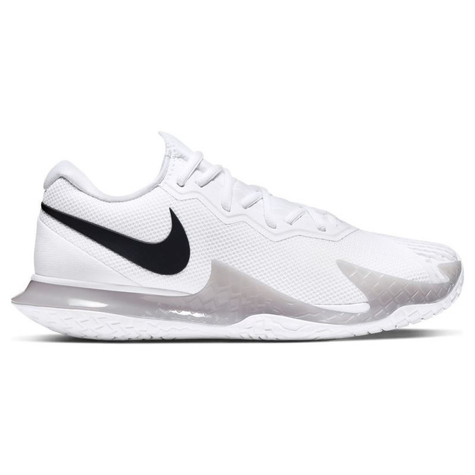 Nike Court Air Zoom Vapor Cage 4 Mens Tennis Shoe - White/Black/Grey Fog