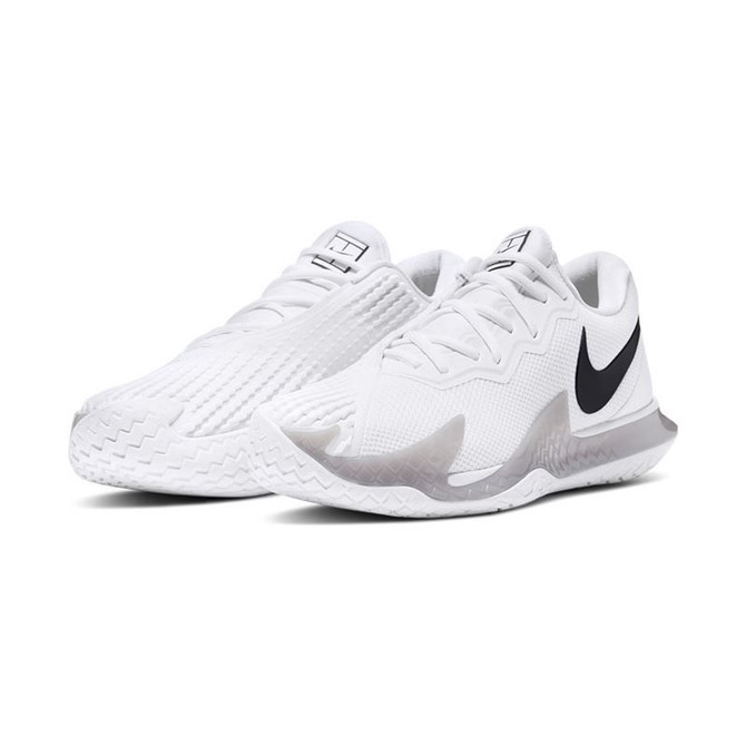 Nike Court Air Zoom Vapor Cage 4 Mens Tennis Shoe - White/Black/Grey Fog