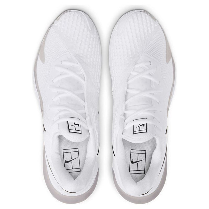 Nike Court Air Zoom Vapor Cage 4 Mens Tennis Shoe - White/Black/Grey Fog