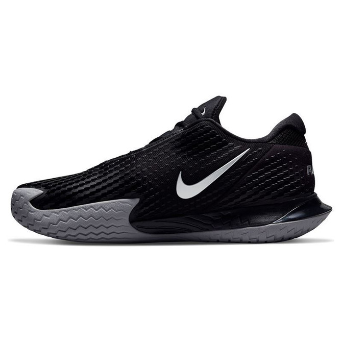 Nike Court Zoom Vapor Cage 4 Rafa Mens Tennis Shoe - Black/Metallic Silver