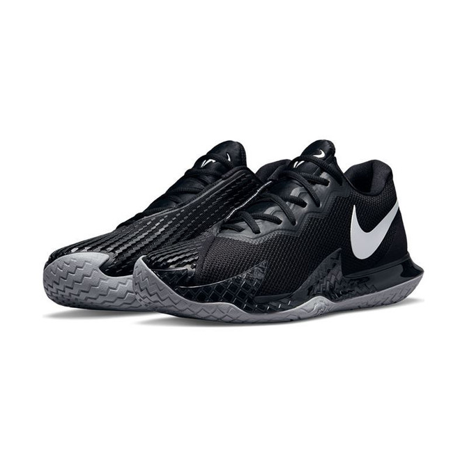 Nike Court Zoom Vapor Cage 4 Rafa Mens Tennis Shoe - Black/Metallic Silver