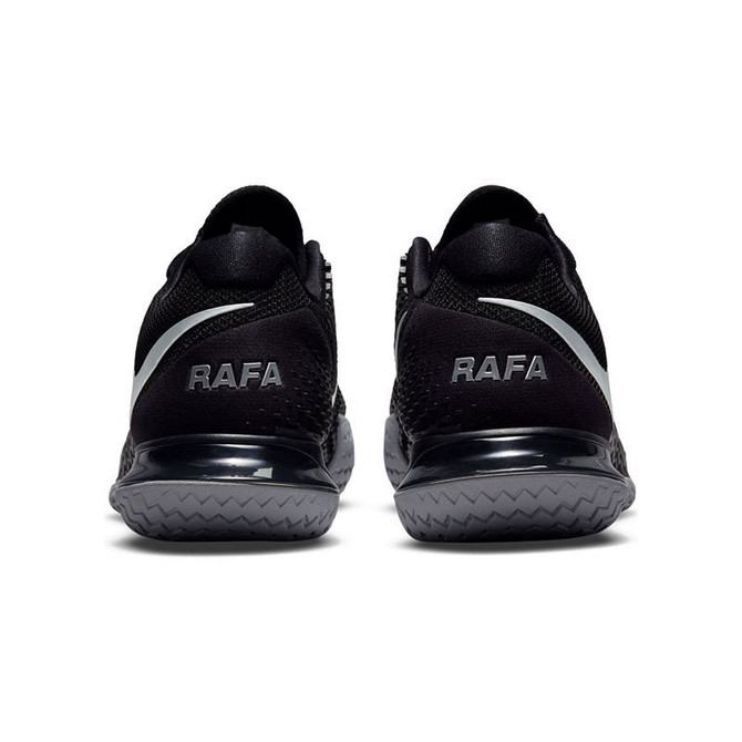 Nike Court Zoom Vapor Cage 4 Rafa Mens Tennis Shoe - Black/Metallic Silver
