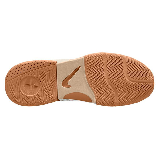 Nike Court Lite 4 Mens Tennis Shoe - White/Lt Orewood Brown/Gum Yellow