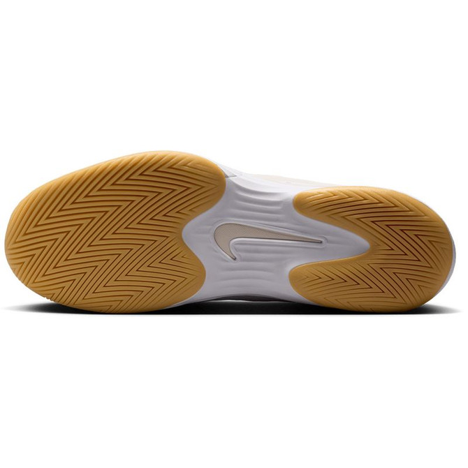 Nike Zoom Vapor 12 Mens Tennis Shoe - White/Lt Orewood Brown/White Linen/Gum Yellow