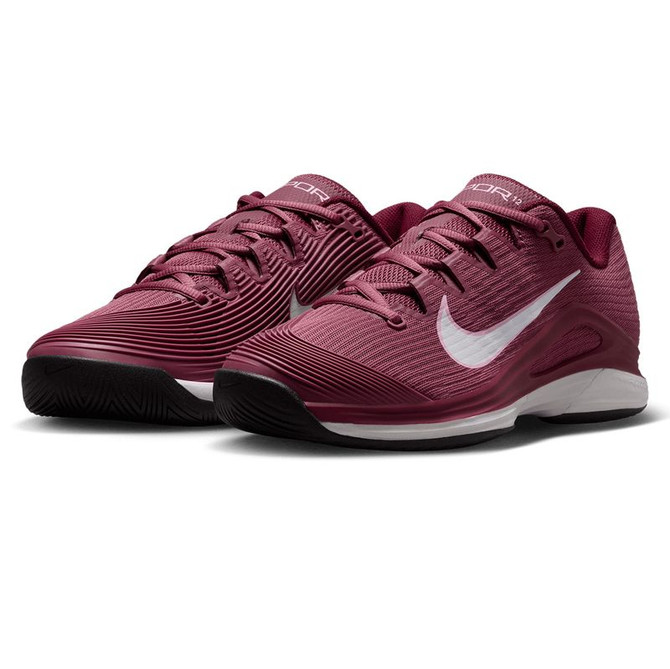 Nike Zoom Vapor 12 Womens Tennis Shoe - Pink Smoke/White/Vast Grey Black/Team Red