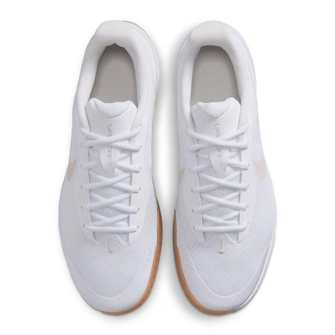 Nike Vapor Lite 3 Mens Tennis Shoe - White/Lt Orewood Brown/Gum Yellow