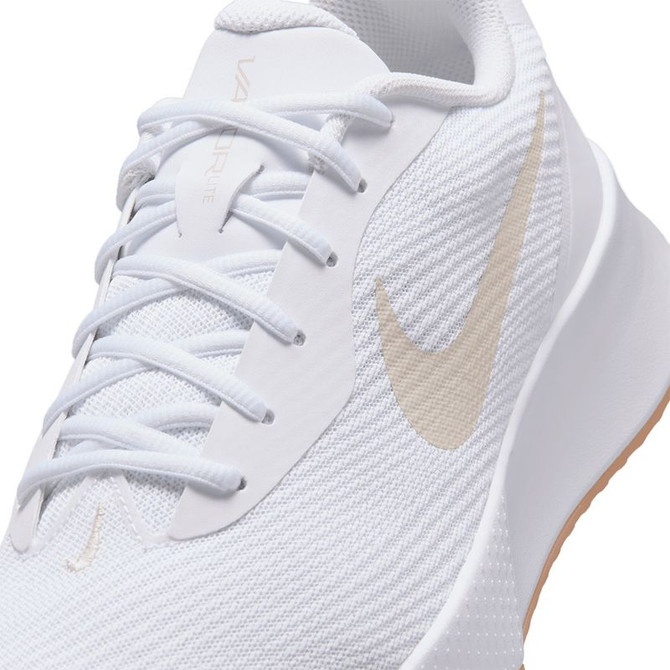 Nike Vapor Lite 3 Mens Tennis Shoe - White/Lt Orewood Brown/Gum Yellow