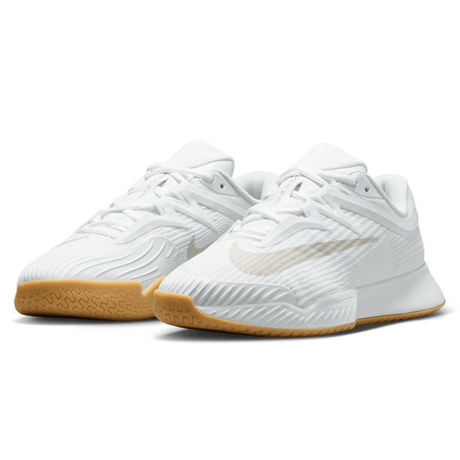 Nike Zoom Vapor Pro 3 Womens Tennis Shoe - White/Lt Orewood/Gum Yellow