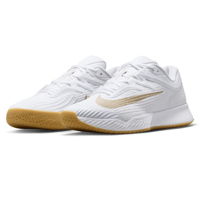 Nike Zoom Vapor Pro 3 Mens Tennis Shoe - White/Lt Orewood Brown/Summit White Linen/Gum Yell