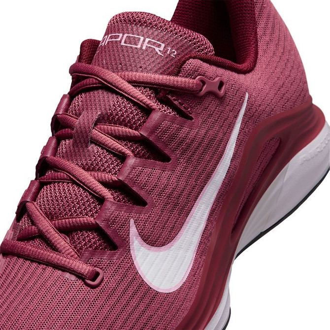 Nike Zoom Vapor 12 Womens Clay Tennis Shoe - Pink Smoke/White/Vast Grey Black/Team Red