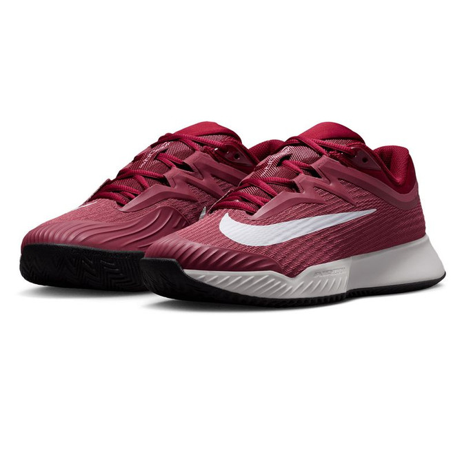 Nike Vapor Pro 3 Womens Clay Tennis Shoe - Pink Smoke/White/Vast Grey Black/Team Red