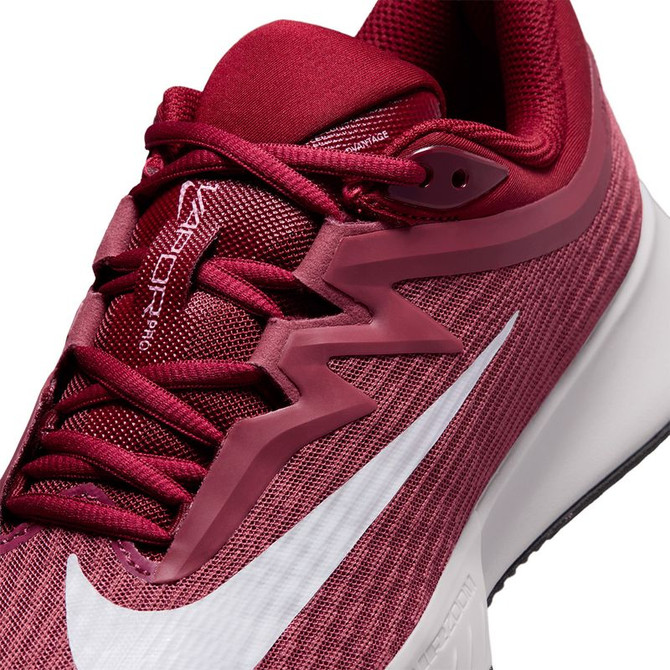 Nike Vapor Pro 3 Womens Clay Tennis Shoe - Pink Smoke/White/Vast Grey Black/Team Red