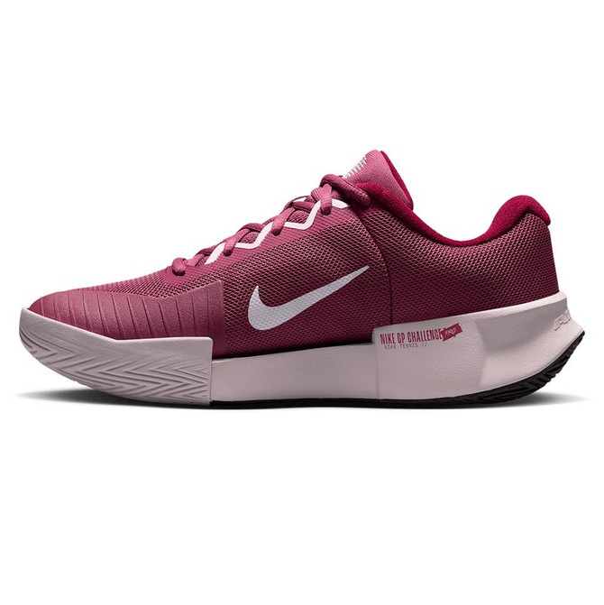 Nike GP Challenge Pro Womens Tennis Shoe - Pink Smoke/White/Vast Grey Black/Team Red