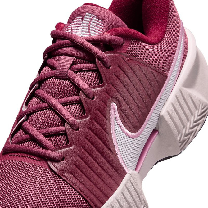 Nike GP Challenge Pro Womens Tennis Shoe - Pink Smoke/White/Vast Grey Black/Team Red