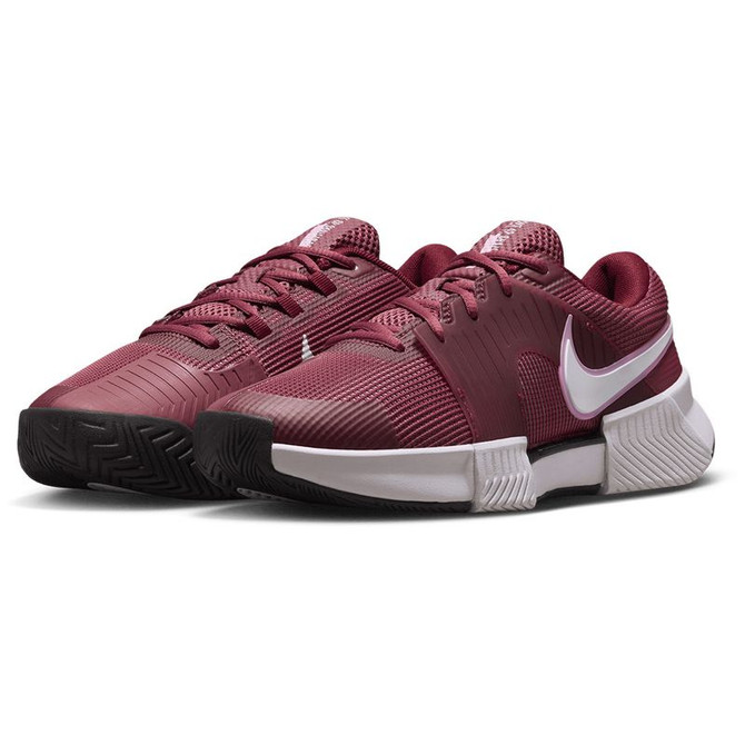 Nike Zoom GP Challenge 1.5 Womens Tennis Shoe - Pink Smoke/White/Team Red