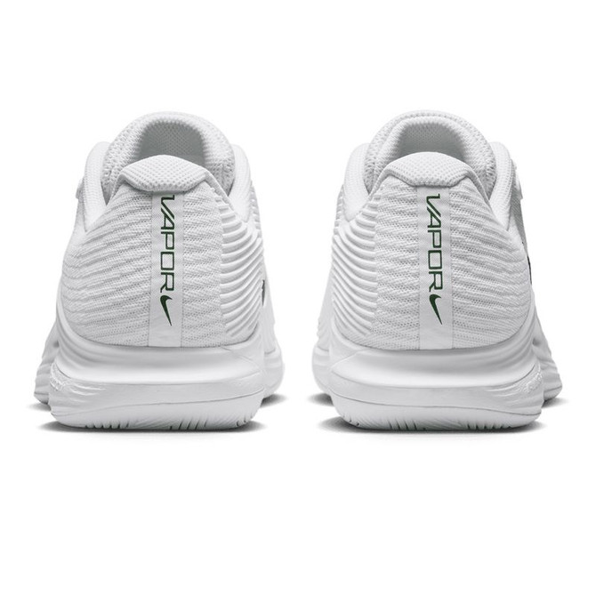 Nike Zoom Vapor 12 Premium Womens Tennis Shoe - White/Gorge Green/University Gold