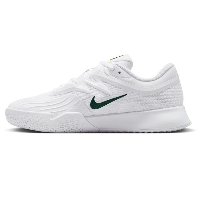 Nike Vapor Pro 3 Premium Womens Tennis Shoe - White/Gorge Green/University Gold