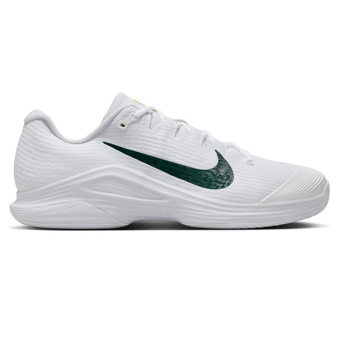 Nike Zoom Vapor 12 Premium Mens Tennis Shoe - White/Gorge Green/University Gold