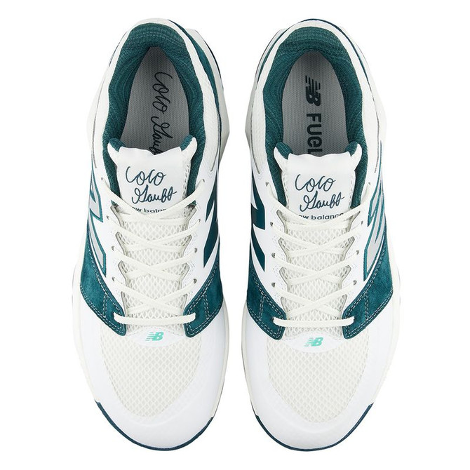 New Balance Coco Delray (D) Mens Tennis Shoe - White/Deep End