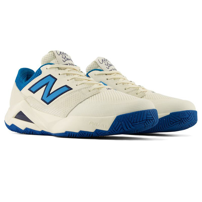 New Balance Coco Delray (2E) Mens Tennis Shoe - Angora/Blue