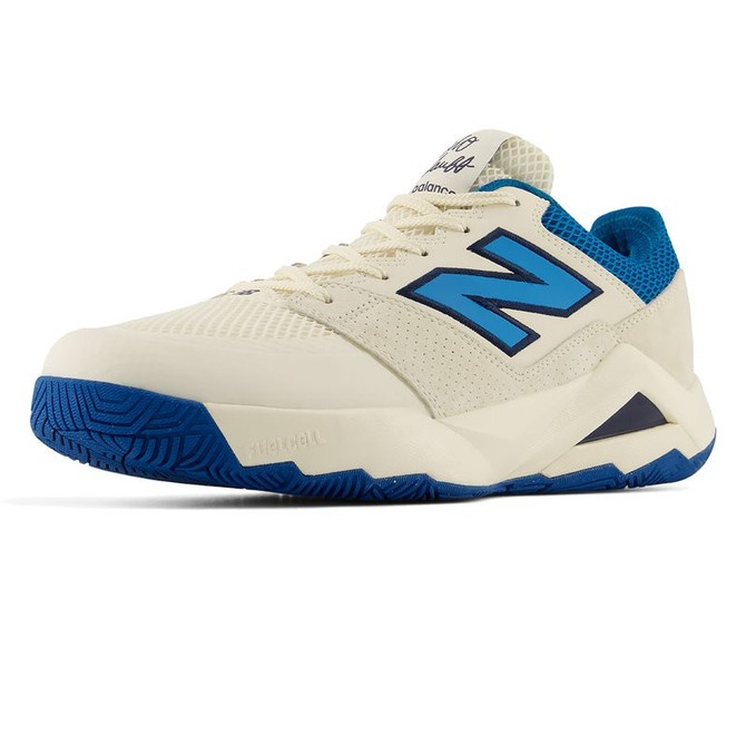New Balance Coco Delray (2E) Mens Tennis Shoe - Angora/Blue
