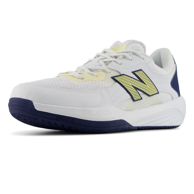New Balance 696v7 (D) Mens Tennis Shoe - White/Navy