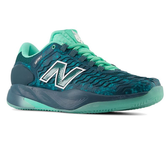 New Balance Rally v2 (2E) Mens Clay Tennis Shoe - Medusa Green - Final Sale