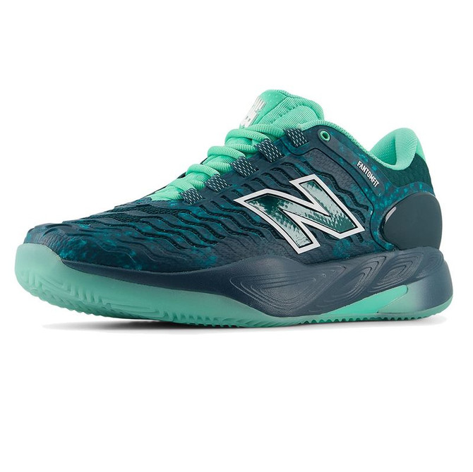 New Balance Rally v2 (2E) Mens Clay Tennis Shoe - Medusa Green - Final Sale