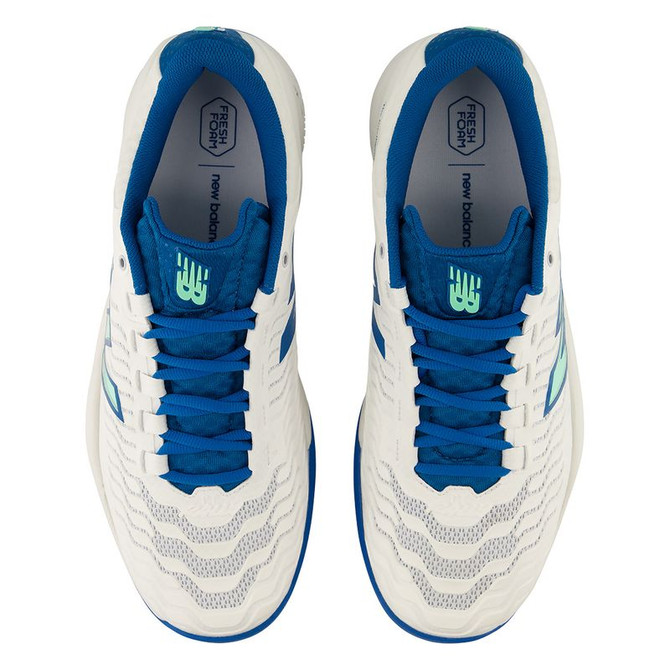 New Balance CT-Rally v2 (2E) Mens Tennis Shoe - White/Blue