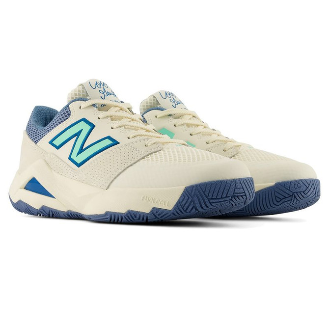 New Balance Coco Delray (D) Womens Tennis Shoe - Angora/Blue