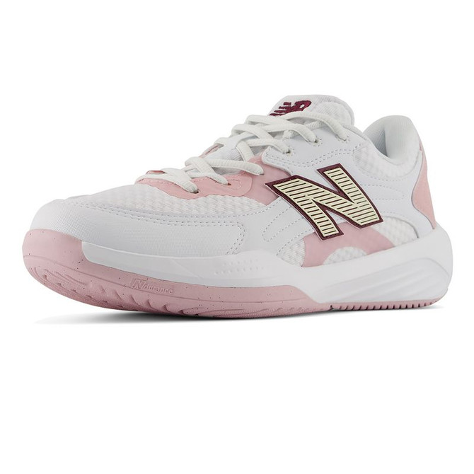 New Balance 696v7 Womens (B) Tennis Shoe - White/Pink