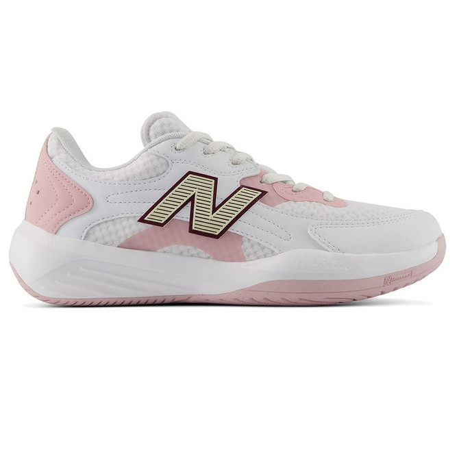 New Balance 696v7 Womens (D) Tennis Shoe - White/Pink