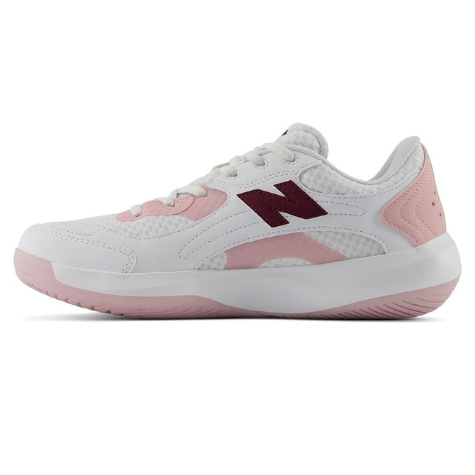 New Balance 696v7 Womens (D) Tennis Shoe - White/Pink
