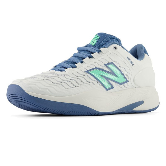 New Balance CT-Rally v2 (D) Womens Tennis Shoe - White/Blue