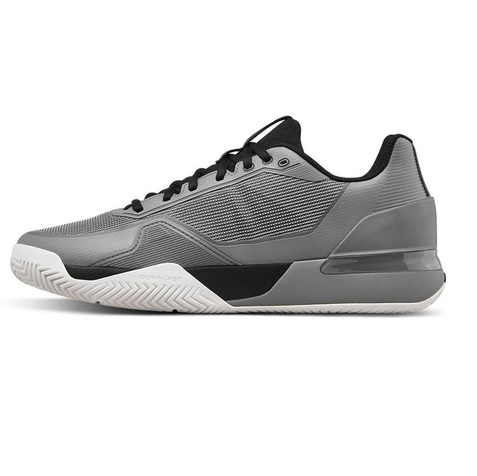 Wilson Rush Tour 5 Mens Tennis Shoe - Titanium/Black/Safety Yellow